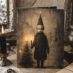 Creepmas Vintage Gothic Dark Christmas Card