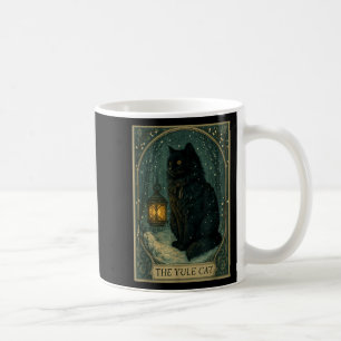 Creepmas Vintage The Yule Cat Tarot Card Dark Chri Coffee Mug