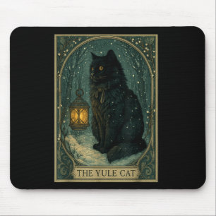 Creepmas Vintage The Yule Cat Tarot Card Dark Chri Mouse Mat
