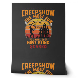 Creepshow Halloween Zombie Haunted House Sunset Ba Wallpaper