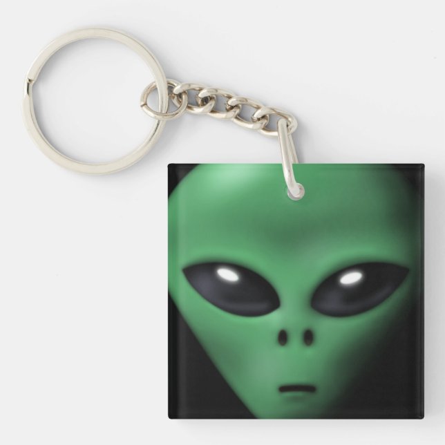 Creepy Alien Key Ring (Front)
