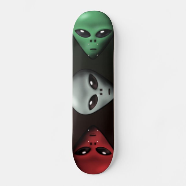 Creepy Alien Skateboard (Front)