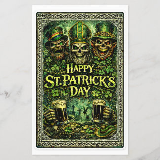 Creepy and Dark St.Patrick's Day design Flyer