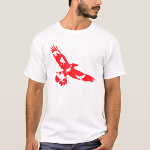Creepy Animal Spooky Crow Gothic Bird Raven T-Shirt
