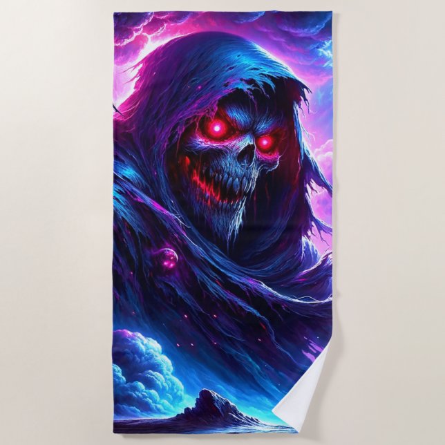 Creepy Beach Towel (Front)