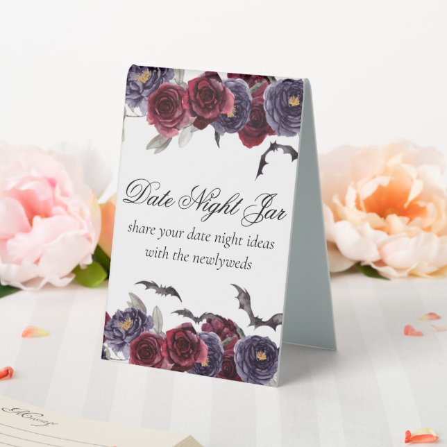 Creepy Beautiful | Gothic Floral Sanitise Station (In SItu (Wedding))