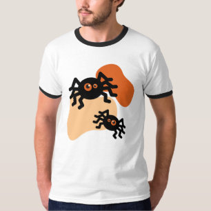 Creepy Black Widow Spiders Halloween Short Sleeve T-Shirt