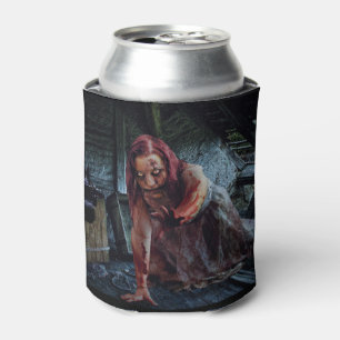 Creepy Bloody Girl Can Cooler