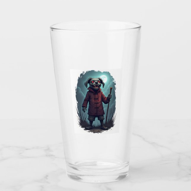 Creepy Cane Corso Glass (Front)