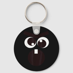 Creepy Carrots Face Halloween Costume Kids Key Ring