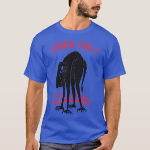 Creepy Cat Purr Evil Demon T-Shirt