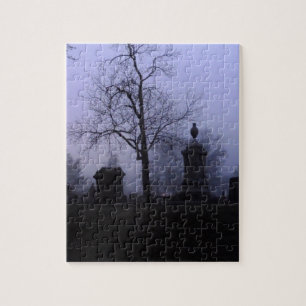 Creepy Cemetery Jigsaw Puzzle