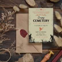 Creepy Cemetery Vanilla with Vermilion Accent