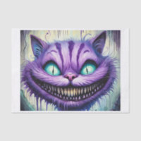 Creepy Cheshire Cat Decoupage Paper 