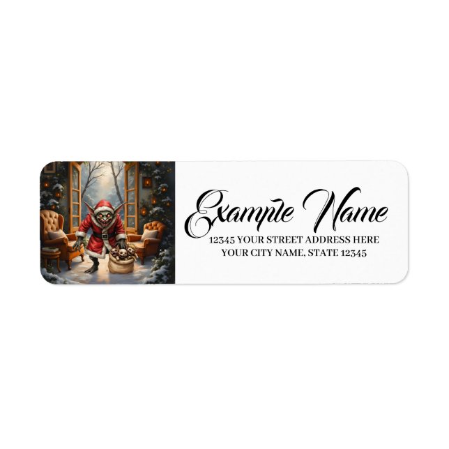 Creepy Christmas Goblin – Dark Fantasy Evil Santa  (Front)