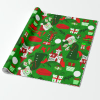 creepy christmas nosferatu santa vampire red
