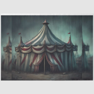 Creepy Circus Tent Moody Decoupage Paper