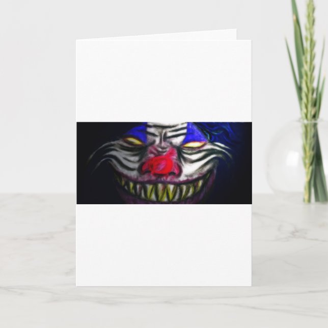 Creepy Clowm Card (Front)