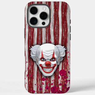 Creepy Clown Carnival Halloween iPhone 16 Pro Max Case