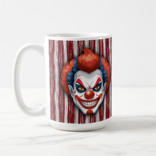 Creepy Clown Carnival Halloween Coffee Mug