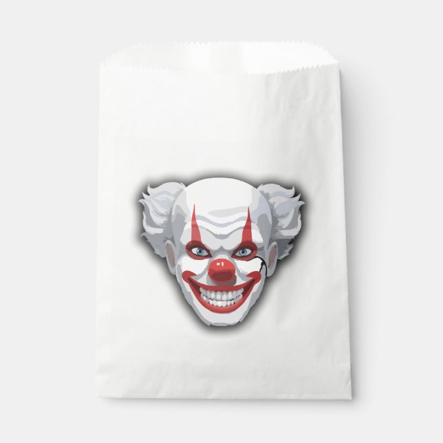 Creepy Clown Carnival Halloween Favour Bags (Front)