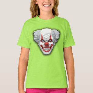 Creepy Clown Carnival Halloween T-Shirt