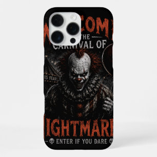 Creepy Clown Carnival of Nightmares Phone Case