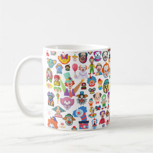 Creepy Clown Circus Fun Mug