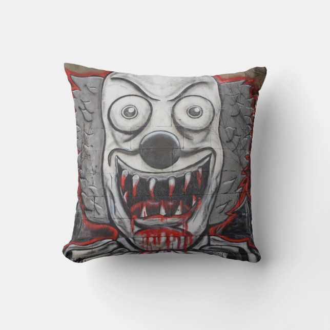 Creepy Clown Cushion (Front)
