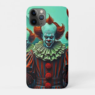 Creepy Clown Horror Scene Design iPhone 11 Pro Case