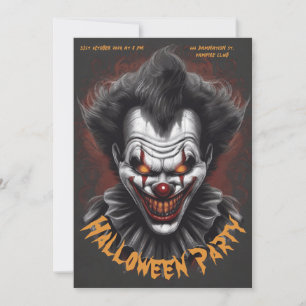 Creepy Clown Invitation