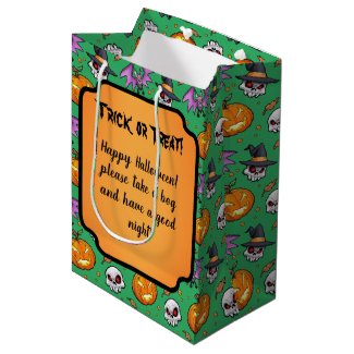 Creepy Cool Cartoon Halloween (Green)