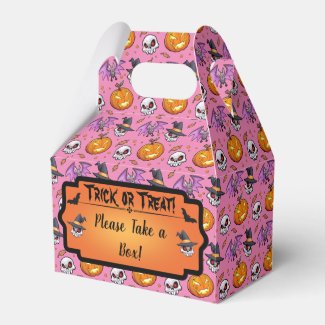 Creepy Cool Cartoon Halloween (Pink)