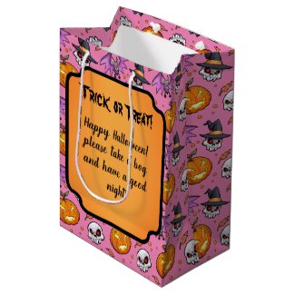 Creepy Cool Cartoon Halloween (Pink)