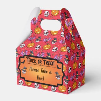 Creepy Cool Cartoon Halloween (Red)