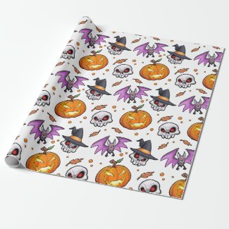 Creepy Cool Cartoon Halloween (White)