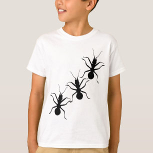 Creepy Crawly Black Ants Insects T-Shirt