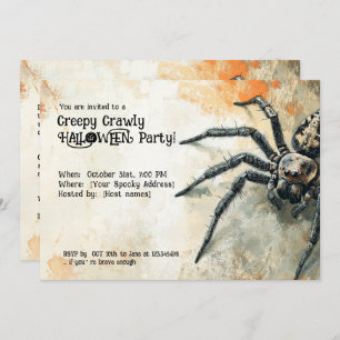 Creepy Crawly HALLOWEEN Party! Invitation