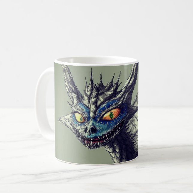 Creepy Creature Coffee Mug (Front Left)