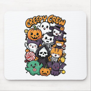 Creepy Crew For Kids And Adults Funny Halloween Ou Mouse Mat