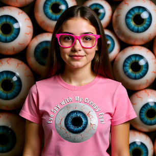 Creepy customisable Keep an Eye Out T-Shirt