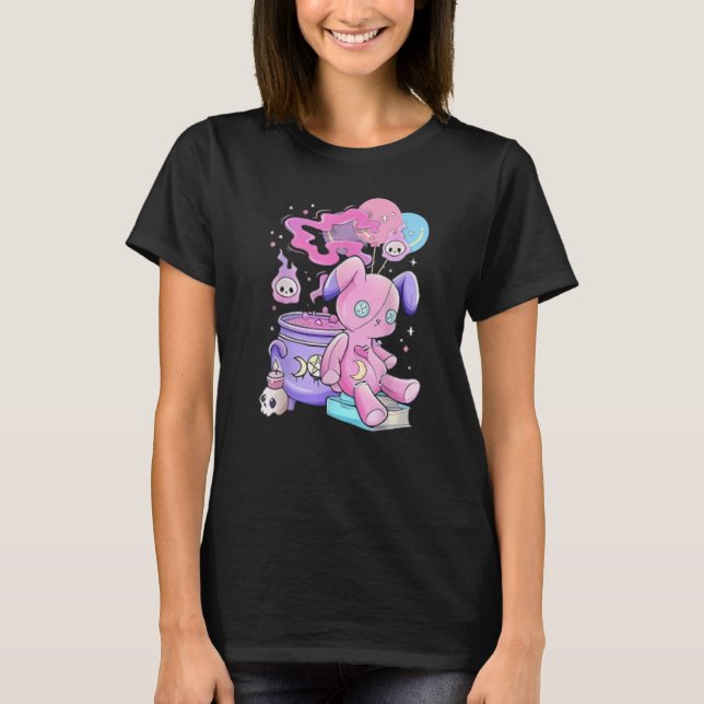 Creepy Cute Aesthetic T-Shirt Spooky Cute Graphic  (Front)