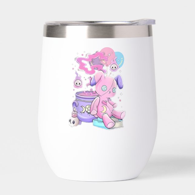 Creepy Cute Aesthetic T-Shirt Spooky Cute Graphic  (Left)