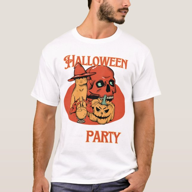 Creepy Cute Aesthetic T-Shirt Spooky Cute Graphic  (Front)
