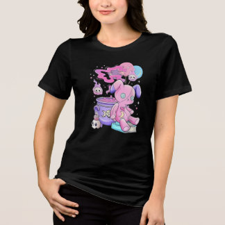 Creepy Cute Aesthetic T-Shirt Spooky Cute Graphic Tri-Blend Shirt