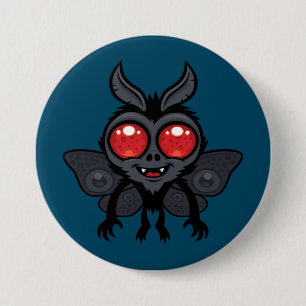 Creepy Cute Cryptid Mothman Monster 7.5 Cm Round Badge
