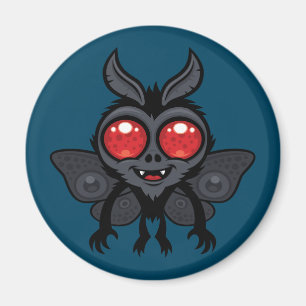 Creepy Cute Cryptid Mothman Monster Magnet