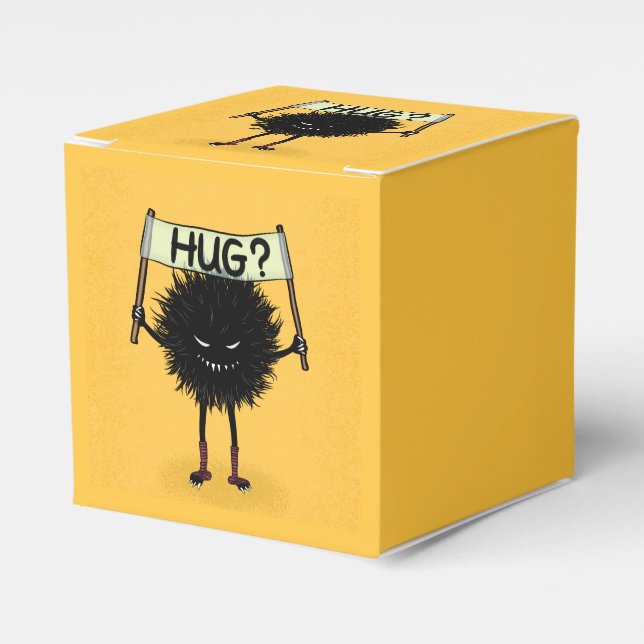 Creepy Cute Evil Character Hug Favour Box (Front Side)