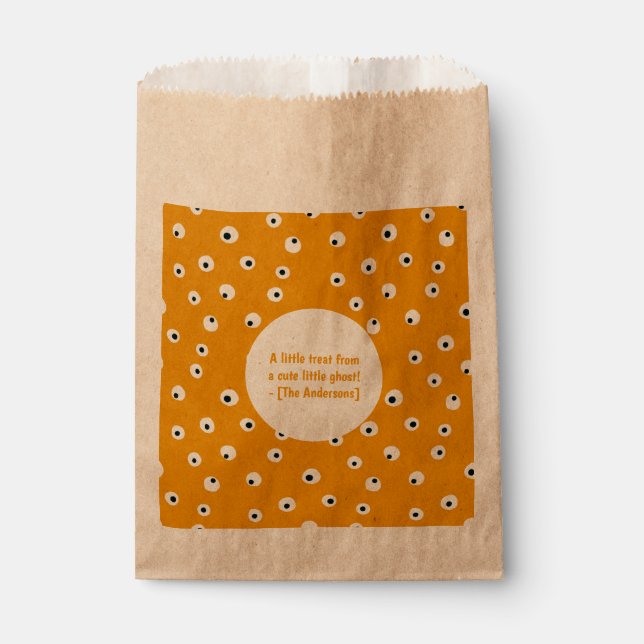 Creepy Cute Eyeball Pattern Halloween Favour Bags (Front)