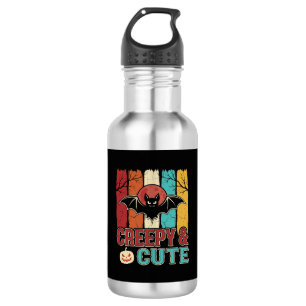 Creepy Cute Halloween Bat Retro Graphic 532 Ml Water Bottle